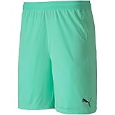 PUMA - Mens Teamfinal 21 Knit Shorts, Size: Small, Color: Green Glimmer