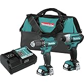 Makita CT232 CXT 12V Max Lithium-Ion Cordless Drill Driver and Impact Driver Combo Kit (1.5 Ah)