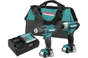 Makita CT232 CXT 12V Max Lithium-Ion Cordless Drill Driver and Impact Driver Combo Kit (1.5 Ah)
