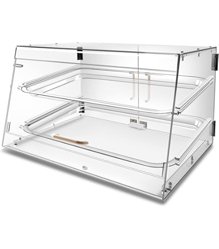 Acrylic Countertop Bakery Display Case Tray 20-1/4" X 13-2/5" X 4/5"- – True Craftware - View #7