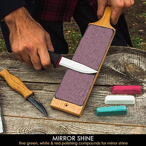 BeaverCraft Stropping Set of 3 Polishing Compound Buffing Compound