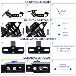 KEMIMOTO Motorcycle License Plate Bracket Fender