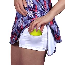PCGAGA Women's Tennis Dress with Separate Shorts