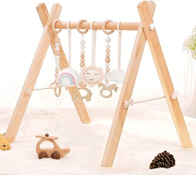 baby play gym wooden