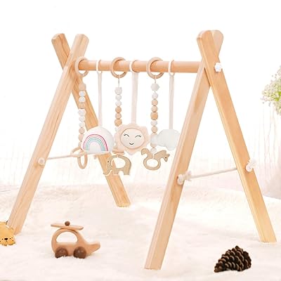 Buy HAN-MM Wooden Baby Gym with 6 