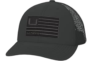 HUK Kids Straw Hat, Wide Brim Fishing & Beach Hat for Kids