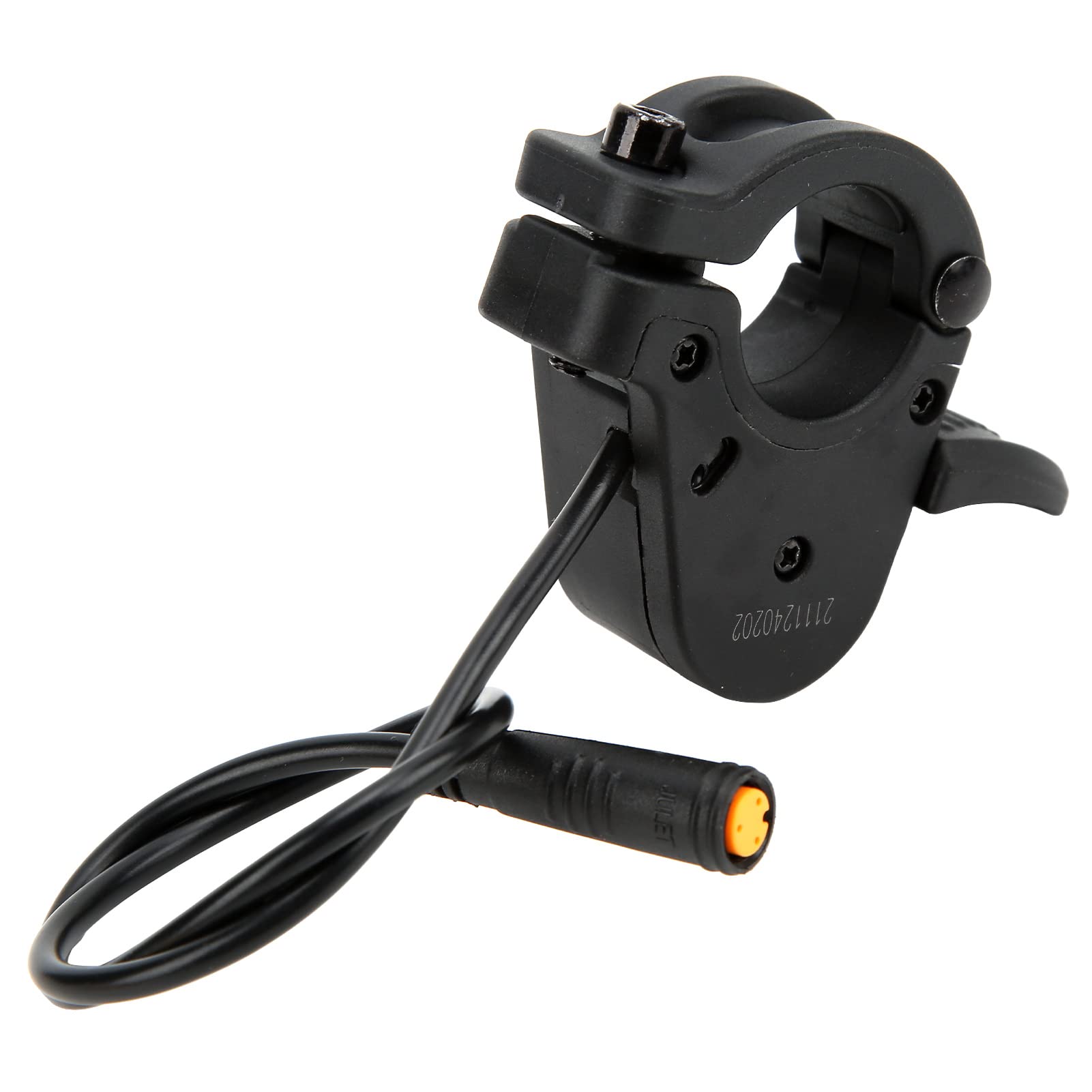 Septpenta Electric Bike Thumb Throttle, Made of Aluminum Alloy and PVC Material Wear Resistant and Durable, 300X Speed Control, Applicable Voltage 12V, 24V, 36V, 48V, 52V, 72V