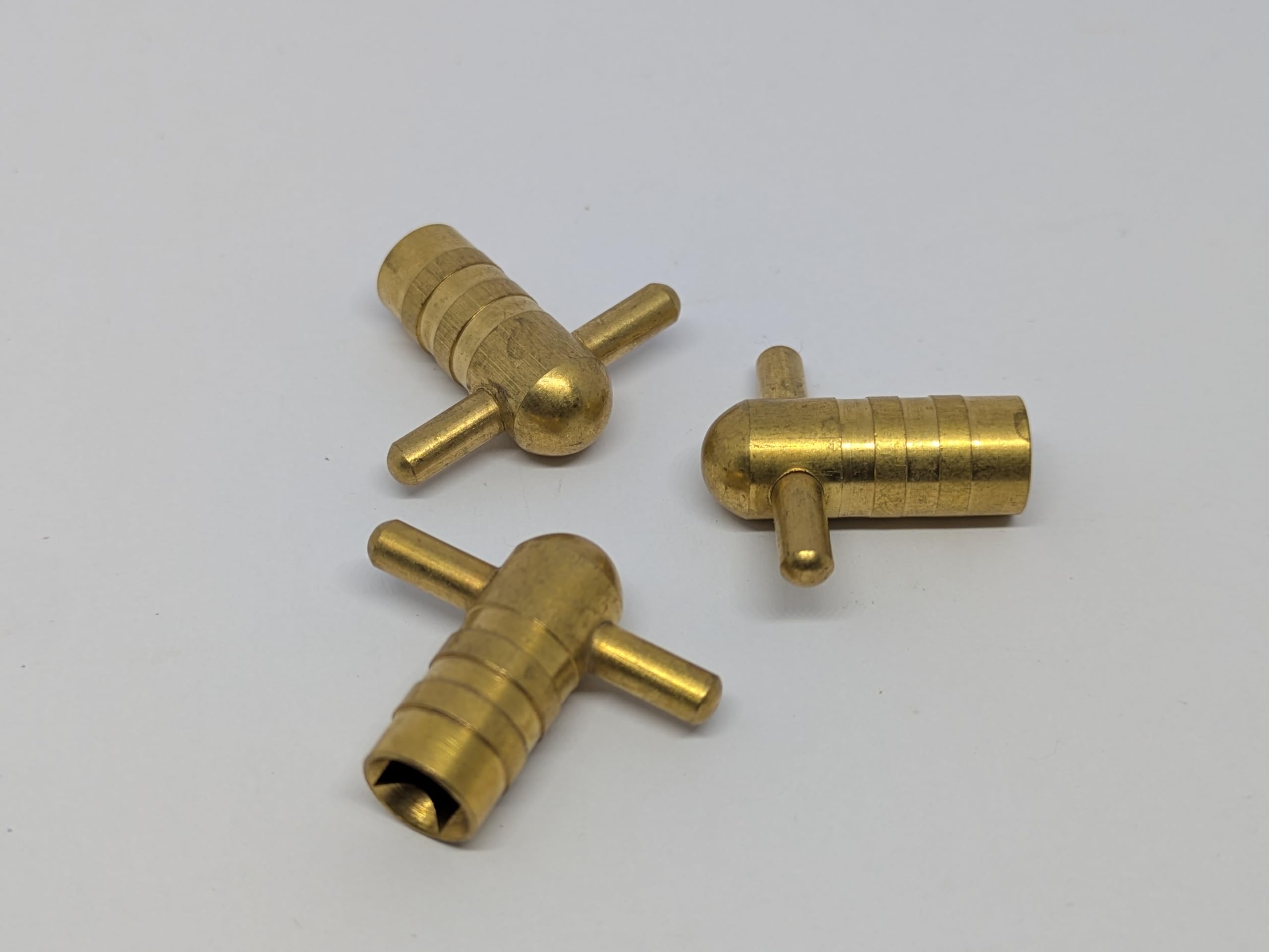 Radiator Valve Keys | Pack of 3 Brass Rad Keys