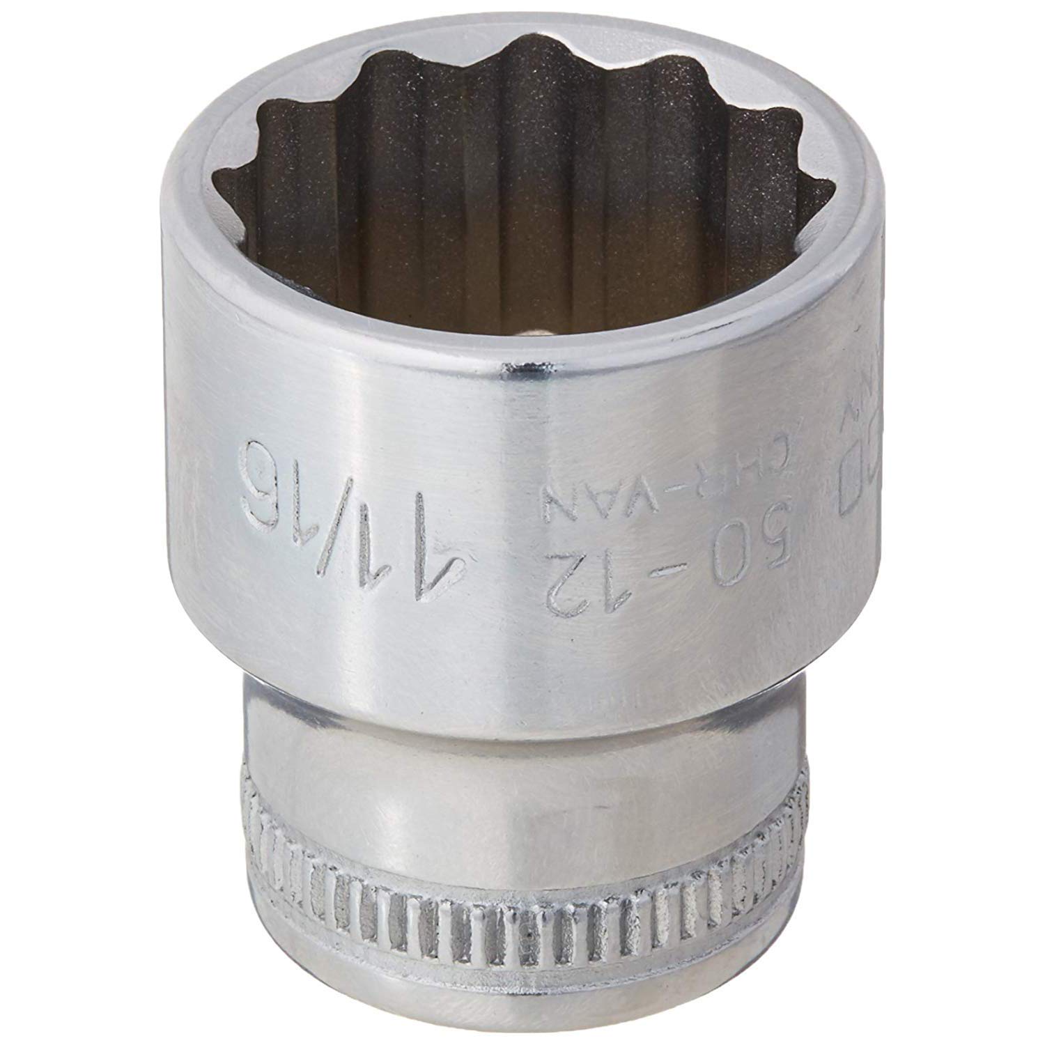 Heyco 50033883 "50-12" Socket, Silver, 1.1/16-Inch