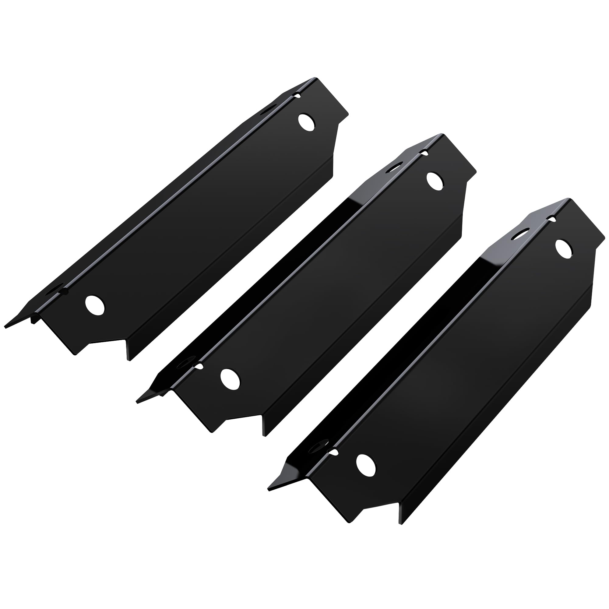 Photo 1 of Unicook Grill Replacement Parts for Dyna-Glo 3-Burner Gas BBQ, Porcelain Grill Burner Covers, Heat Plates Shields, Flame Guards, 3 Pack