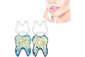 100pcs Temporary Crowns of Tooth Crowns, 2 Types of Strong Temporary Crowns with Different Sizes of Anterior Molar Crown, Fro