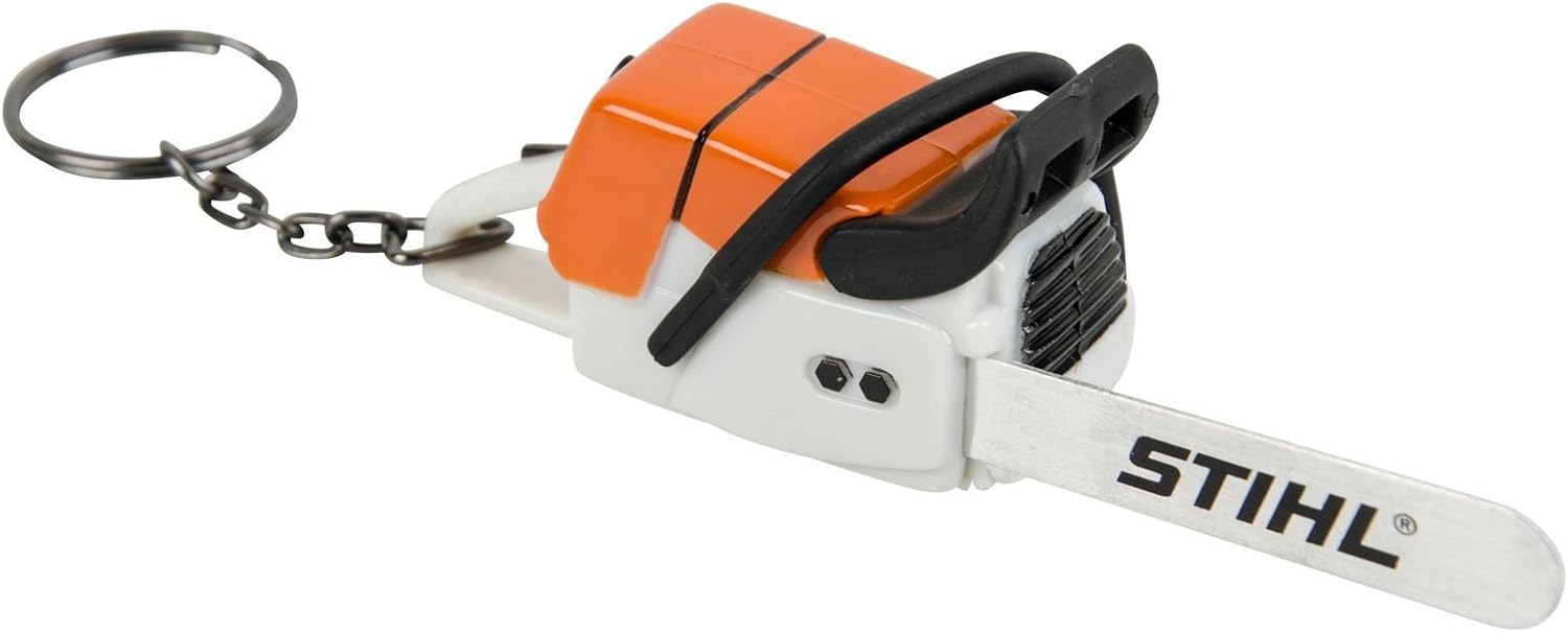 STIHL Chainsaw Keyring with Realistic Battery Operated Sound Novelty