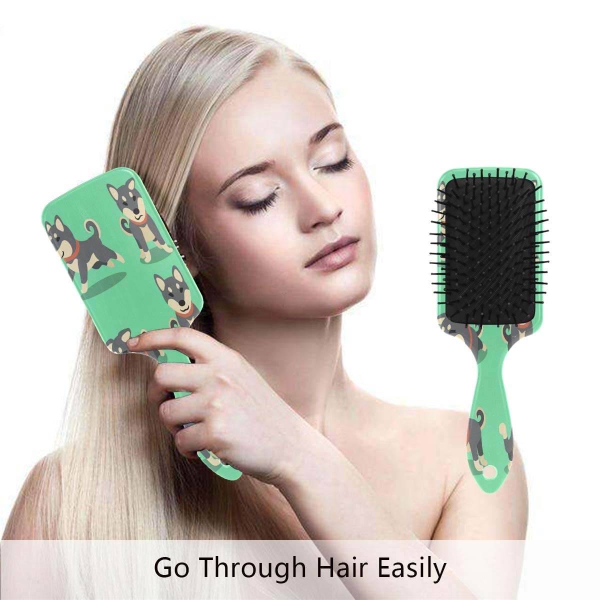 Amazon Com Hair Brush Natural Boar Bristle Hairbrush Cartoon
