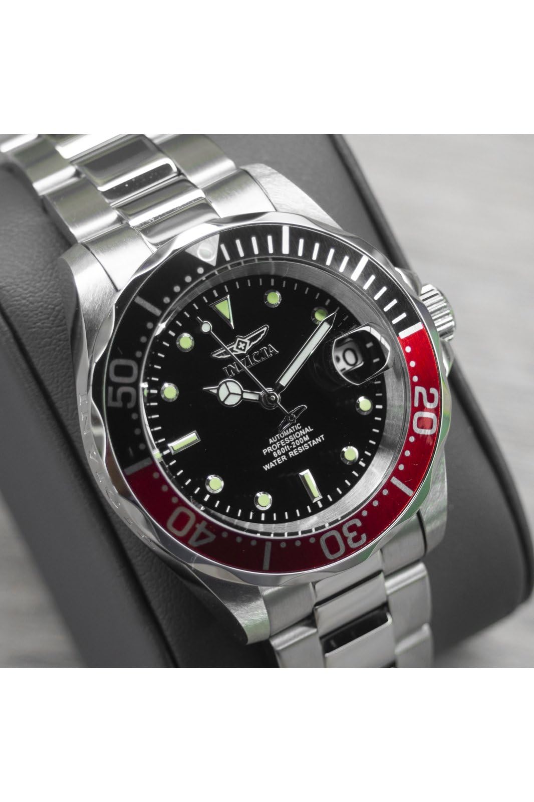 Invicta Pro Diver Edelstahl Herren Automatikuhr - 40mm 8