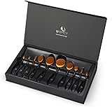 Makeup Brushes, USpicy Professional 10 Pieces Makeup Brush Set with Soft Oval Toothbrush Design (Features Powder, Concealer, Contour, Foundation, Blending, Eyebrows, and Eye Liner Brushes)