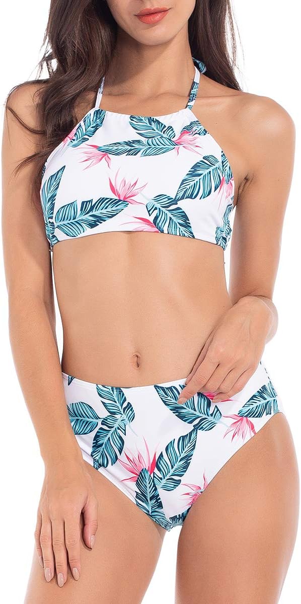 high halter top bikini