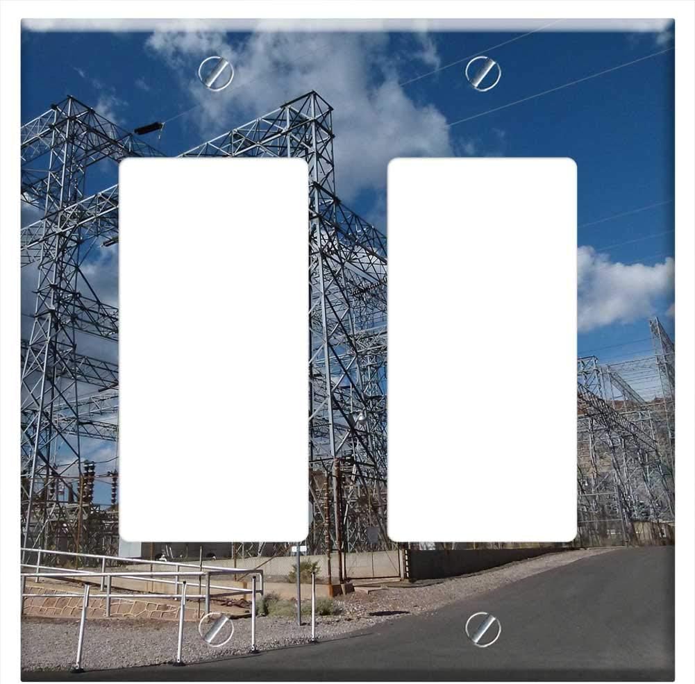 Switch Plate Double Rocker/GFCI - Lake Mead Power Plant Reservoir Hoover Dam Nevada