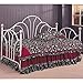 Coaster Home Furnishings Twin Daybed with Metal Fan Back, White