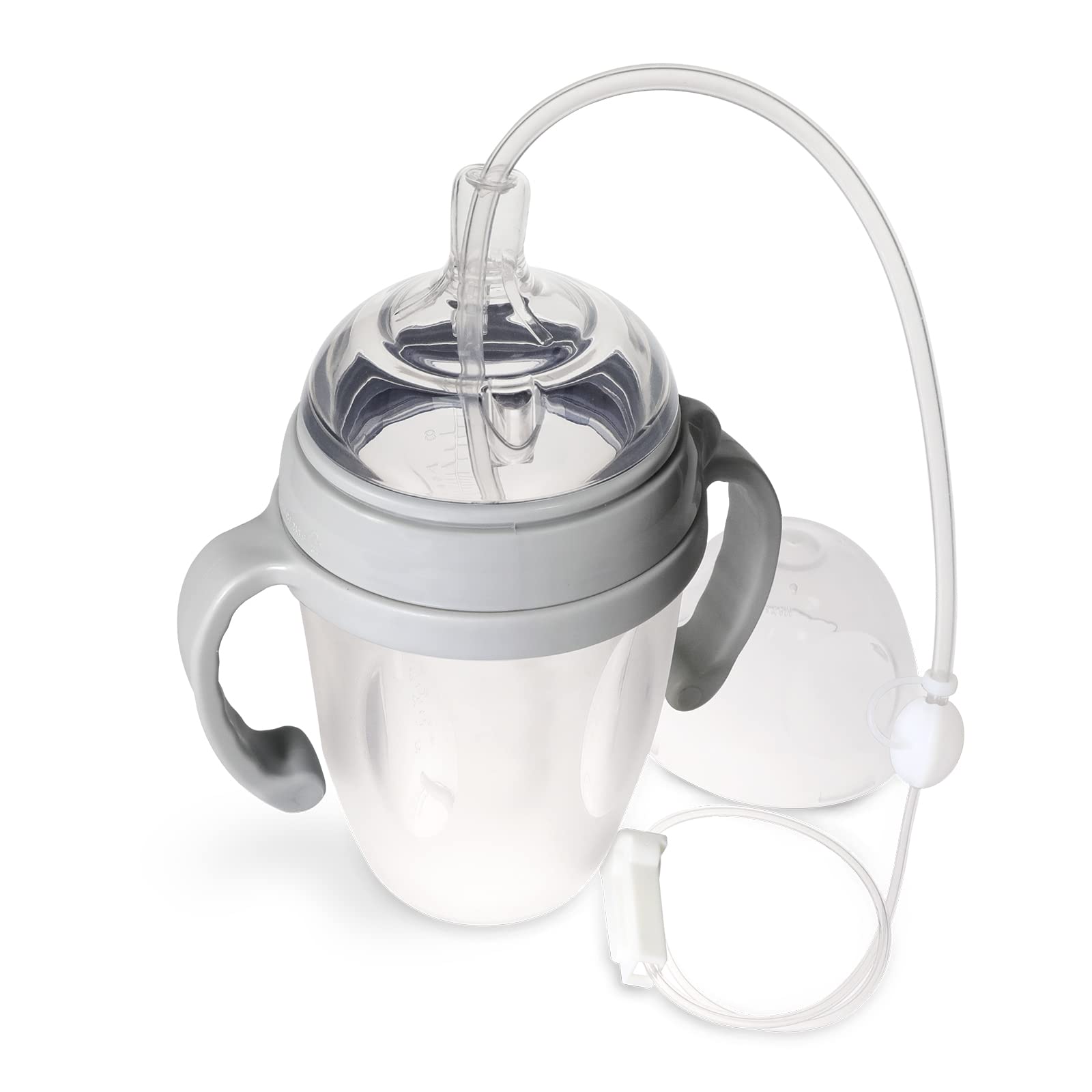 Photo 1 of Haakaa Gen.3 Silicone Supplemental Nursing System Baby Nutrition Feeding Bottle Combo -0m+ Baby,Breastfeeding Essential -BPA Free - Grey