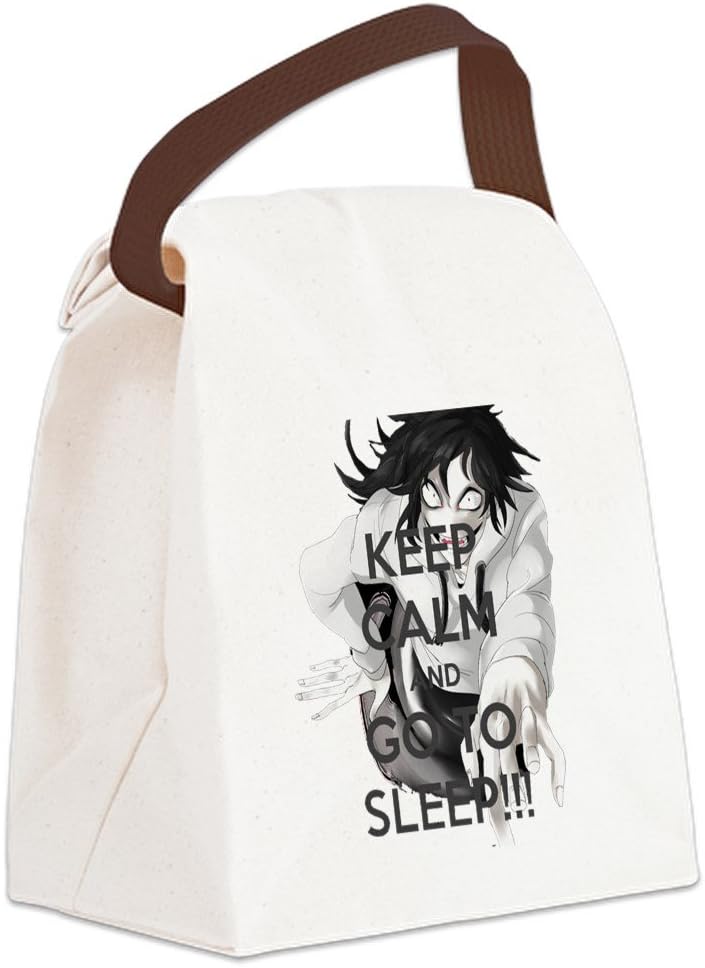 CafePress - Keep Calm Jeff Canvas Lunch Bag - Canvas Lunch Bag with Strap Handle