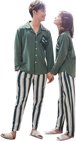 Amazon Grepeace ペア カップル 人気 ペア パジャマ 綿 カップル ペア ルームウェア 結婚祝い プレゼント ペアパジャマ パジャマ レディース ナイトウェア ペアパジャマ カップル ペア ペアルック カップル コムサ パジャマ ルームウェアセット 通販