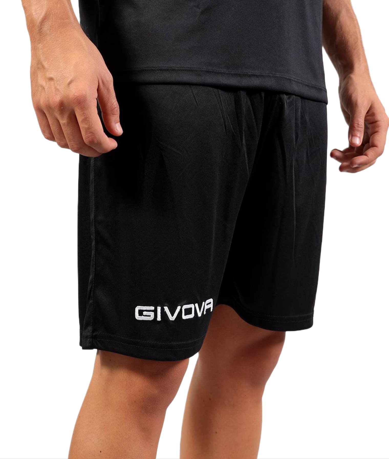 Givova Unisex_Adult Campo Interlock Shorts, Black, M, M