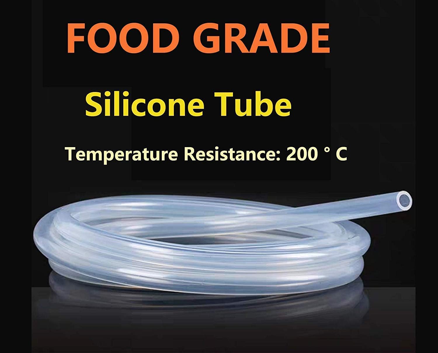 Antrella Silicone Tube Food Grade 15mm ID x OD 20mm Wall Thickness 2.5mm Clear PVC Tubing Water Pipe Hose 2 Meters Long - Image 3