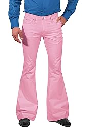 EVEDESIGN 70s Disco Pants for Men,Mens Bell Bottom