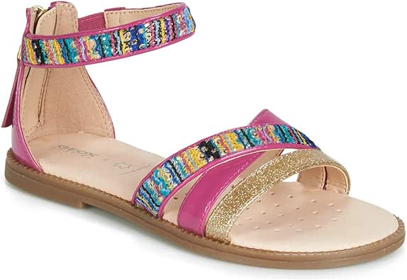 Amazon.com | Geox J Sandal Karly Girl Sandals Girls Fuschia - 3.5 Kid - Sandals Shoes | Sandals