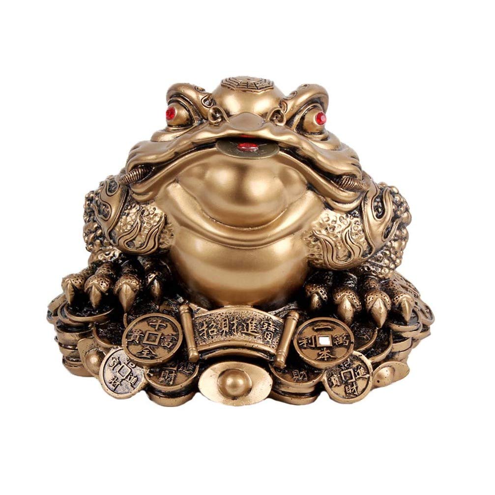 Feng Shui Money Frog Chinese Frog Toad Coin Home Office Decoration Tabletop Ornaments Good Lucky