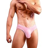 PAIZH Men's Sexy Bikini Briefs Low Rise Soft Lightweight Bulge Pouch Underwear