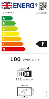 LG 75UR78006LK 75-Inch 4K Ultra HD Smart TV α5 AI Processor Gen6 Freeview Play view 7