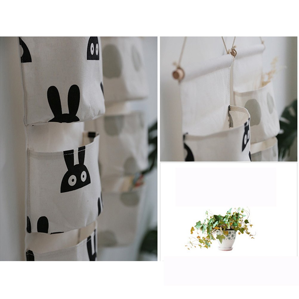 Hängender Organizer Wand Hängetasche mit 3 Taschen Hängeaufbewahrung