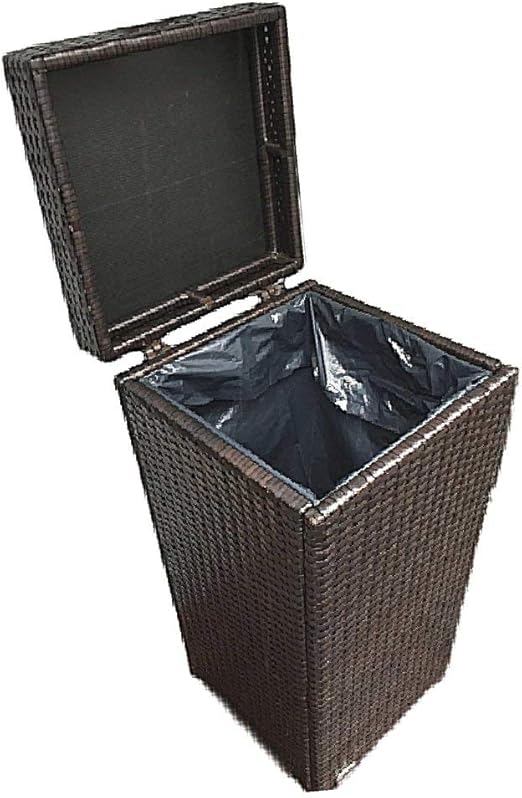 30Gallon Trash Can with Cover Large Recycling Garbage All