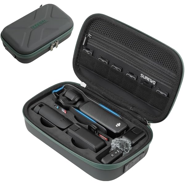 Honbobo Custodia da trasporto compatibile con DJI Osmo Pocket 3 Creator Combo Camera Borsa Osmo Pocket 3 Custodia protettiva Accessori compatibili con DJI Pocket 3