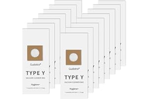 Gudotra 15 Pack Type Y Vacuum Dust Cleaner Bags Replacement to Hoover WindTunnel Upright Style Y, Z, YZ Paper Bags Replace Part 4010100Y