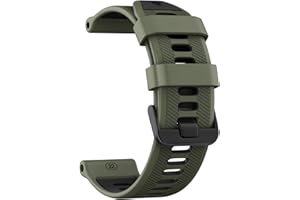 U-LIMVE Watch Band for Garmin Forerunner 965/Forerunner 955/Forerunner 945/Forerunner 935, Soft Silicone 22mm Replacement Bands