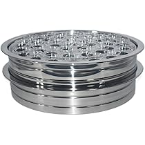 Plateau Empilable Plateau Communion Laiton 31cm - Empilable Avec Insert 40 Tasses Plateau Communion Empilable