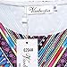 vanberfia Summer Sleeveless Tribal Printed Casual Mini Beach Floral Tunic Dress (M, 6294)