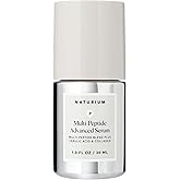 Naturium Multi-Peptide Advanced Serum, Firming & Smoothing Face Serum for Fine Lines & Wrinkles with Advanced Multi-Peptide Blend, 1 oz