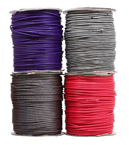 Mandala Crafts Macrame Supplies Extra Long Korean Wax Polyester