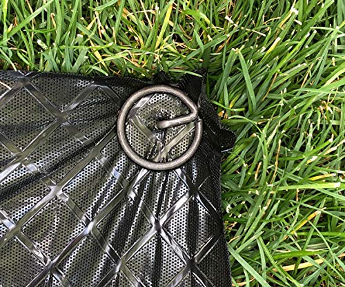 Coyote Landscape Products 63741 Circle Top Landscape Staples, Garden Stakes, Weed Barrier Pins, Raw Steel - Thumbnail 2