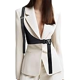 BODIY Punk Rock Belt Black Pu Leather Fashion Waist Belt Gothic Costume Cosplay Rave Accessory Waist Belts for Women