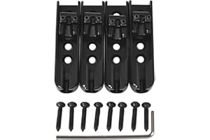 4pcs Bass Guitar Bridge Individual Bass Bridge Guitar Bridge Single Individual Tailpiece Single String Bass Bridge Bass Guita