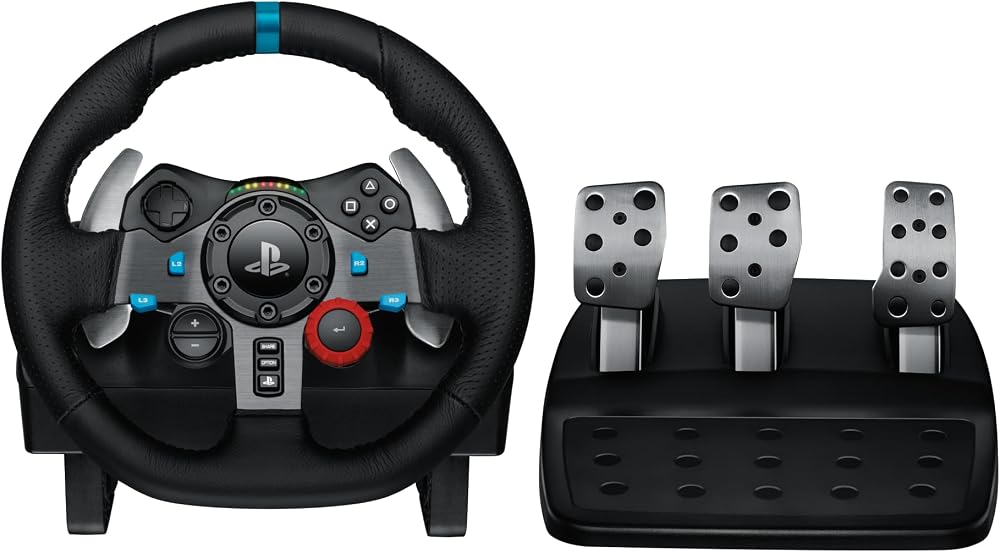 Logitech G G29 Driving Force Racing Wheel and Pedals for PS5 PS4 PC