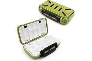 LESOVI Fishing Lure Boxes, Waterproof Portable Tackle Box Organizer With Storing Tackle Set Plastic Storage - Mini Utility Lures Fishing Box, Small Organizer Box