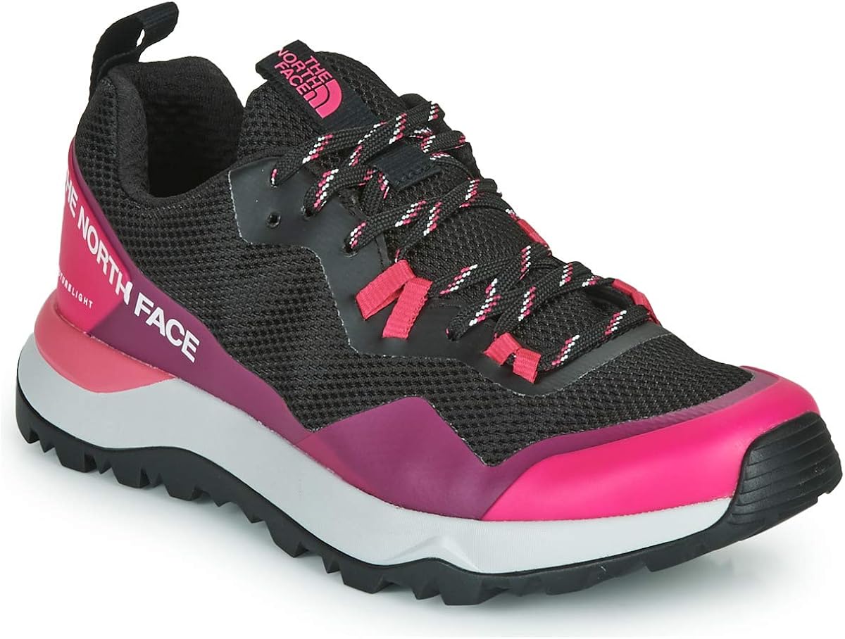 womens black and pink trainers