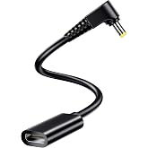 TriverseTech USB-C to PSP Charger Cable, 10cm Short Cord for PSP 1000, 2000, 3000, USB Type-C Female to DC Power Charging Adapter