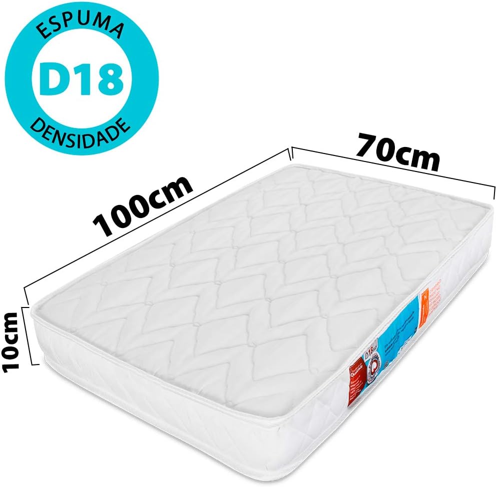 Colchão berço desmontável portátil chiqueirinho 90x60x10cm Clearance