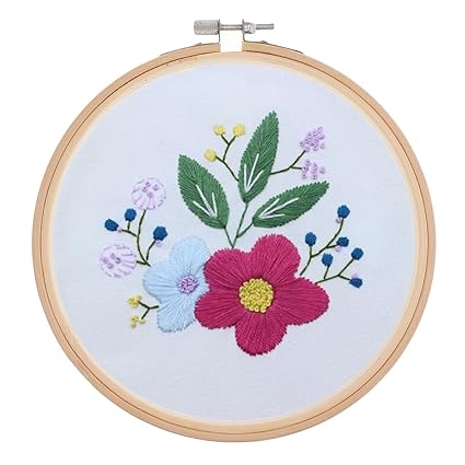 Amazon Com Monkeyjack Flower Template Pattern Cross Stitch